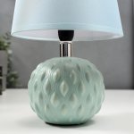 Лампа настольная 58089/1 1х40Вт Е27 синий 17х17х27 см