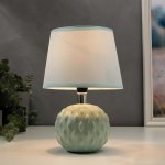 Лампа настольная 58089/1 1х40Вт Е27 синий 17х17х27 см