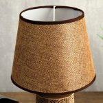 Лампа настольная 48475/1 E14 40Вт кофе 18х18х32 см