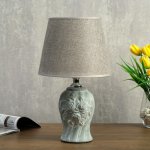 Лампа настольная 08940/1 E14 40Вт серый 19,5х19,5х32 см