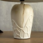 Лампа настольная 08943/1 E14 40Вт бежевый 21х21х35 см