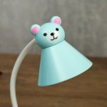 Лампа настольная 23761/1 LED 4Вт USB АКБ синий 18х9,5х30 см