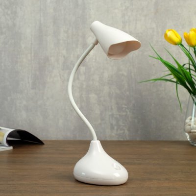 Лампа настольная 23766/1 LED 4Вт USB АКБ белый 9,5х8х33 см