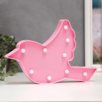 Ночник "Птичка" 9хLED батарейки 2АА МИКС 18х3х20,5 см