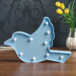 Ночник "Птичка" 9хLED батарейки 2АА МИКС 18х3х20,5 см