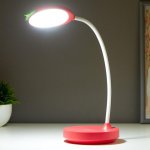 Лампа настольная сенсорная 91018/1 LED 5Вт USB AKB 3 режима 3000-6000К кораловый 12х12х42 см   47348