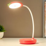 Лампа настольная сенсорная 91018/1 LED 5Вт USB AKB 3 режима 3000-6000К кораловый 12х12х42 см   47348