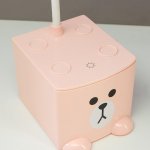 Лампа настольная сенсорная 91019/1 LED 5Вт USB AKB 3 режима светлорозовый 11,5х9х49 см