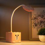 Лампа настольная сенсорная 91019/1 LED 5Вт USB AKB 3 режима светлорозовый 11,5х9х49 см