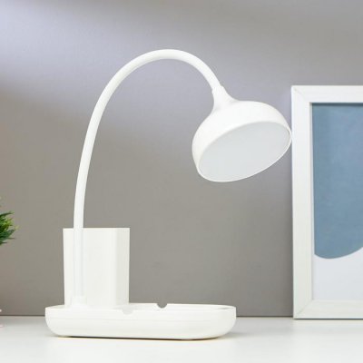 Лампа настольная сенсорная 91020/1 LED 6Вт USB AKB 3 режима диммер белый 10х16х42 см Лампа настольная сенсорная 91020/1 LED 6Вт USB AKB 3 режима диммер белый 10х16х42 см