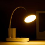 Лампа настольная сенсорная 91020/1 LED 6Вт USB AKB 3 режима диммер белый 10х16х42 см