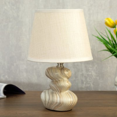 Лампа настольная 37505/1 1х40Вт Е14 бежевый 18х18х28 см