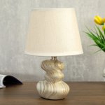 Лампа настольная 37505/1 1х40Вт Е14 бежевый 18х18х28 см