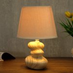 Лампа настольная 37505/1 1х40Вт Е14 бежевый 18х18х28 см