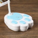 Лампа настольная сенсорная 69451/1 LED 7Вт 3 режима USB АКБ белый-голубой 12х11,5х42 см