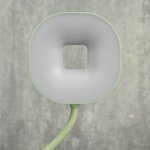 Лампа настольная сенсорная 85301/1 12хLED 3Вт диммер USB AKB светло-зеленый 11х12,8х35 см