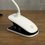 Лампа настольная сенсорная 85305/1 24хLED 3Вт 3 режима USB AKB белый 13х7х48 см