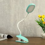 Лампа настольная сенсорная 85306/1 24хLED 3Вт 3 режима USB AKB лазурный 13х7х48 см