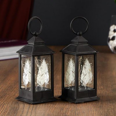 Ночник 48128 LED батарейки 3хLR44 черный 5,5х5,5х15,5 см