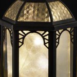 Ночник 48131 LED батарейки 3хААА черный 16х16х35 см