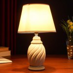 Лампа настольная 38039/1 E14 40Вт белый-серый 22х22х37,5 см