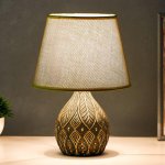 Лампа настольная 38046/1 E14 40Вт черно-золотой 23х23х32 см