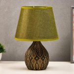 Лампа настольная 38046/1 E14 40Вт черно-золотой 23х23х32 см