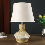 Лампа настольная 21189/1 E14 40Вт бежевый 20х20х29 см