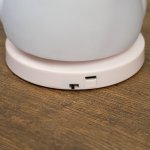 Ночник c USB "Единорог" LED RGB батарейки 3AAA белый 13x15xx20 см