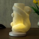 Ночник c USB "Обезьянка" LED RGB батарейки 3AAA белый 12,5x11xx20 см