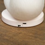 Ночник c USB "Обезьянка" LED RGB батарейки 3AAA белый 12,5x11xx20 см