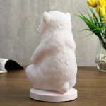 Ночник c USB "Медведь" LED RGB батарейки 3AAA белый 12x13xx19,5 см