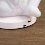 Ночник c USB "Медведь" LED RGB батарейки 3AAA белый 12x13xx19,5 см