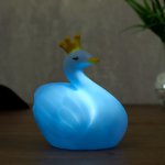 Ночник "Лебедь с короной" LED батарейки 3xLR44 МИКС 10х9х11 см