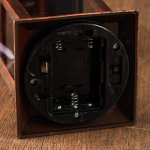 Ночник 48119/1 батарейки 3хААА черный с золотой патиной 8х8х18 см