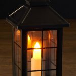 Ночник 48120/1 батарейки 3хААА черный 8х8х18 см