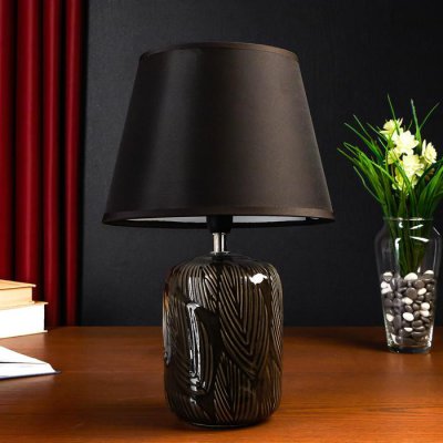 Лампа настольная 38048/1 E14 40Вт черный 23х23х35,5 см Лампа настольная 38048/1 E14 40Вт черный 23х23х35,5 см