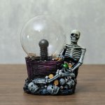Плазменный шар "Скелет" 13,5х10х16,5 см