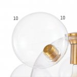 Светильник 4511/3 40Вт E27 золото 90х60х150 см