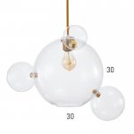 Светильник 4513/1 40Вт E27 золото 50х50х150 см