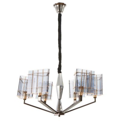 Люстра 89508/6 E14 40Вт золото-черный хром 68х68х45 см