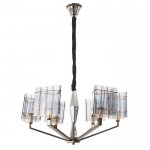 Люстра 89508/6 E14 40Вт золото-черный хром 68х68х45 см