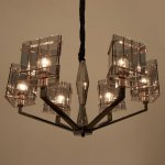 Люстра 89508/6 E14 40Вт золото-черный хром 68х68х45 см