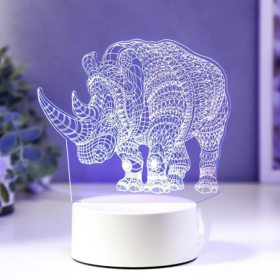 Светильник Светильник "Носорог" LED RGB от сети