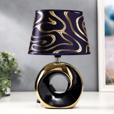 Лампа настольная 36651/1 E14 40Вт фиолетово-золотой H28 см