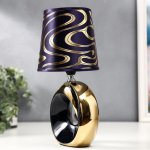 Лампа настольная 36651/1 E14 40Вт фиолетово-золотой H28 см