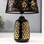 Лампа настольная 36654/1 E14 40Вт черный-золото H32,5 см