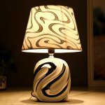 Лампа настольная 36659/1 E14 40Вт белый-серебро H33,5 см