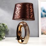 Лампа настольная 36665/1 E14 40Вт кофе H37 см