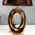 Лампа настольная 36665/1 E14 40Вт кофе H37 см